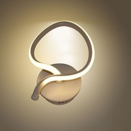 Applique murale minimaliste moderne, lampe de chevet créative pour couloir, éclairage en aluminium