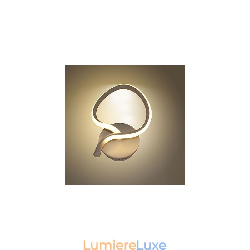Applique murale minimaliste moderne, lampe de chevet créative pour couloir, éclairage en aluminium