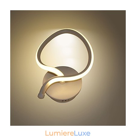 Applique murale minimaliste moderne, lampe de chevet créative pour couloir, éclairage en aluminium Applique murale minimaliste moderne, lampe de chevet créative pour couloir, éclairage en aluminium