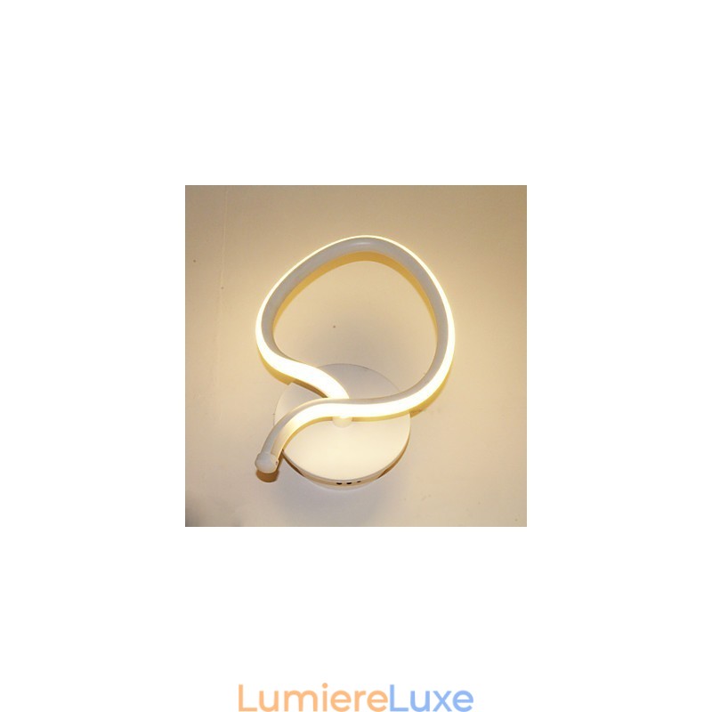 Applique murale minimaliste moderne, lampe de chevet créative pour couloir, éclairage en aluminium