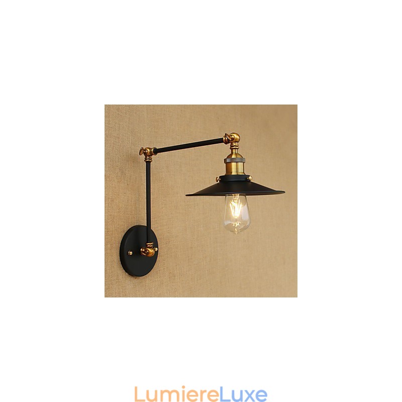 Applique murale en laiton, style industriel vintage, éclairage d'intérieur, décoration d'intérieur
