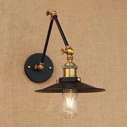 Applique murale en laiton, style industriel vintage, éclairage d'intérieur, décoration d'intérieur