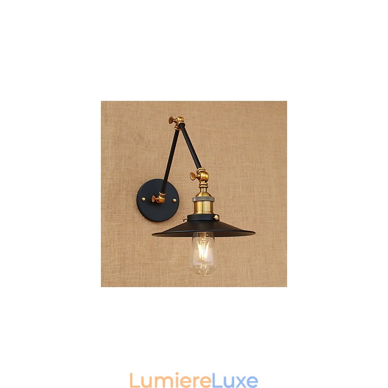Applique murale en laiton, style industriel vintage, éclairage d'intérieur, décoration d'intérieur