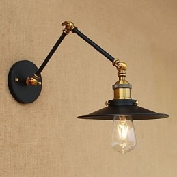 Applique murale en laiton, style industriel vintage, éclairage d'intérieur, décoration d'intérieur