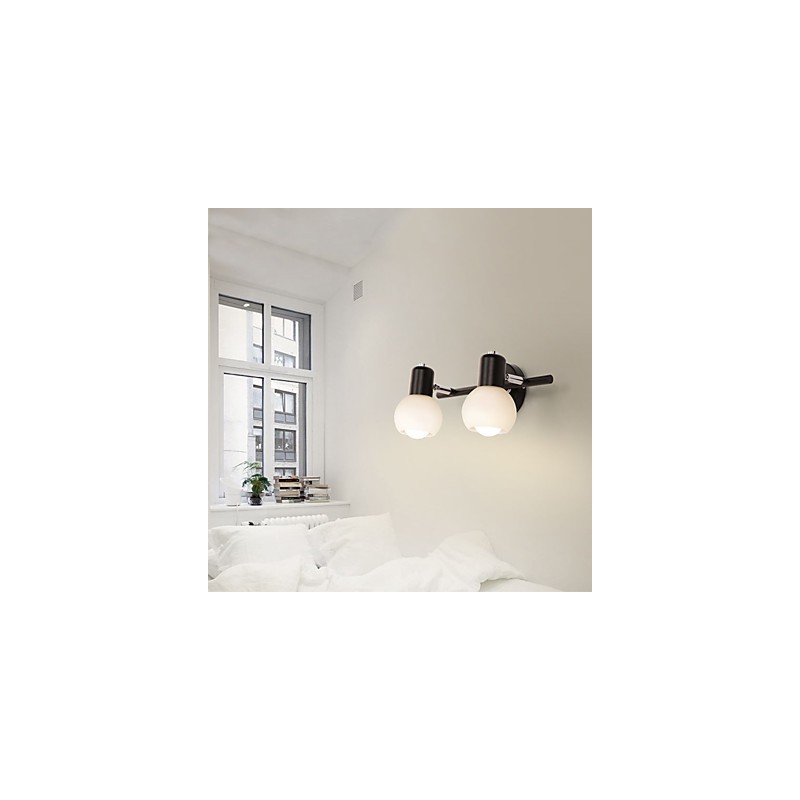 Applique murale rustique galvanisée pour salle de bain