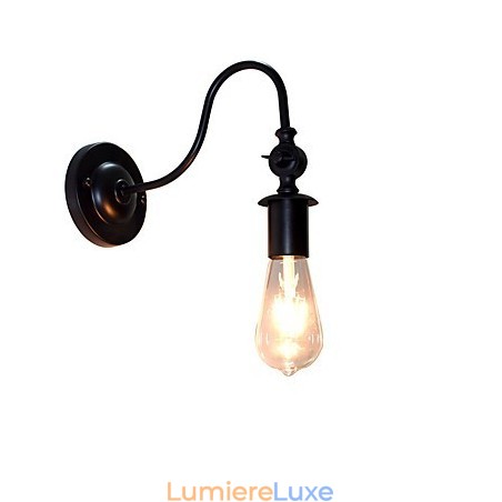 Lampe murale en fer Light Buzz Wall Dumb Black Lampe sabre laser sur le mur Lampe murale en fer Light Buzz Wall Dumb Black Lampe sabre laser sur le mur