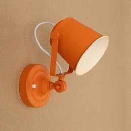 Applique murale à bras pivotant réglable avec fonction de peinture rétro rustique, protection des yeux