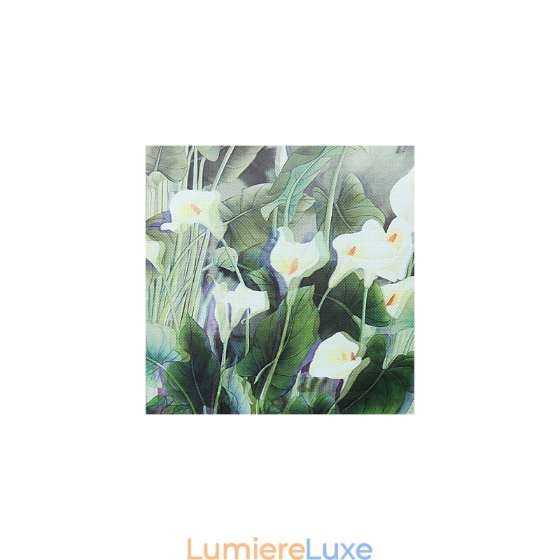 Peinture contemporaine moderne intégrée pour appliques murales à lumière ambiante