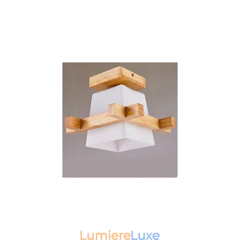 Lampe chinoise moderne pour salon, chambre à coucher, porche, lampe de porche, art en bois