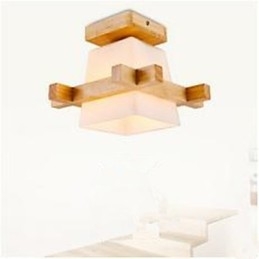 Lampe chinoise moderne pour salon, chambre à coucher, porche, lampe de porche, art en bois
