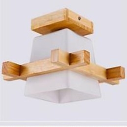 Lampe chinoise moderne pour salon, chambre à coucher, porche, lampe de porche, art en bois