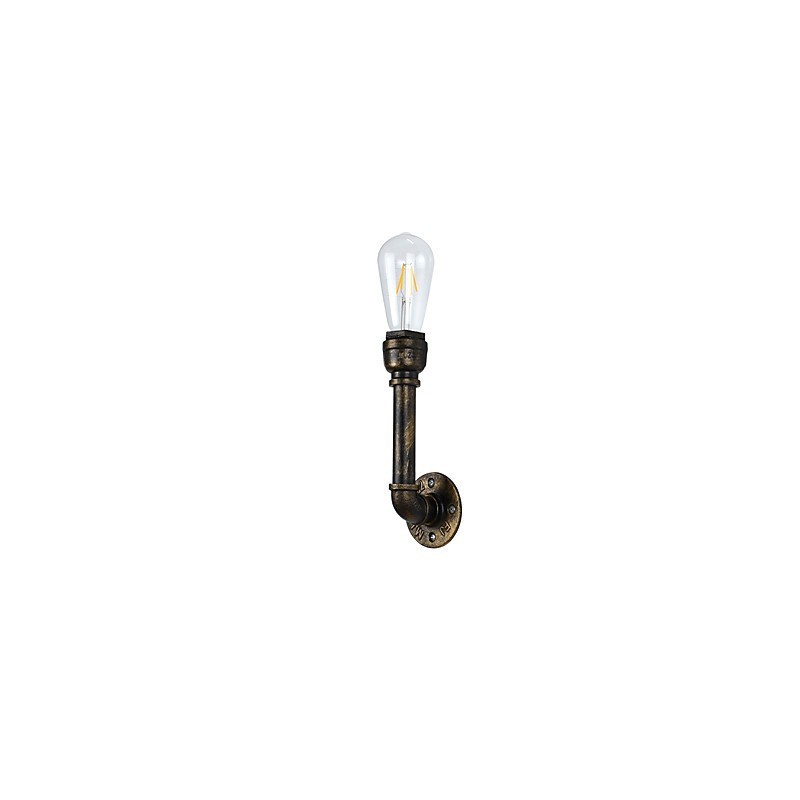 Applique murale en laiton antique classique et traditionnel de style rustique pour éclairage d'ambiance