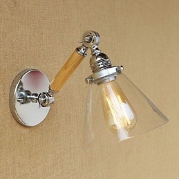 Luminaire d'ambiance à bras pivotant, style rétro et contemporain, galvanisé