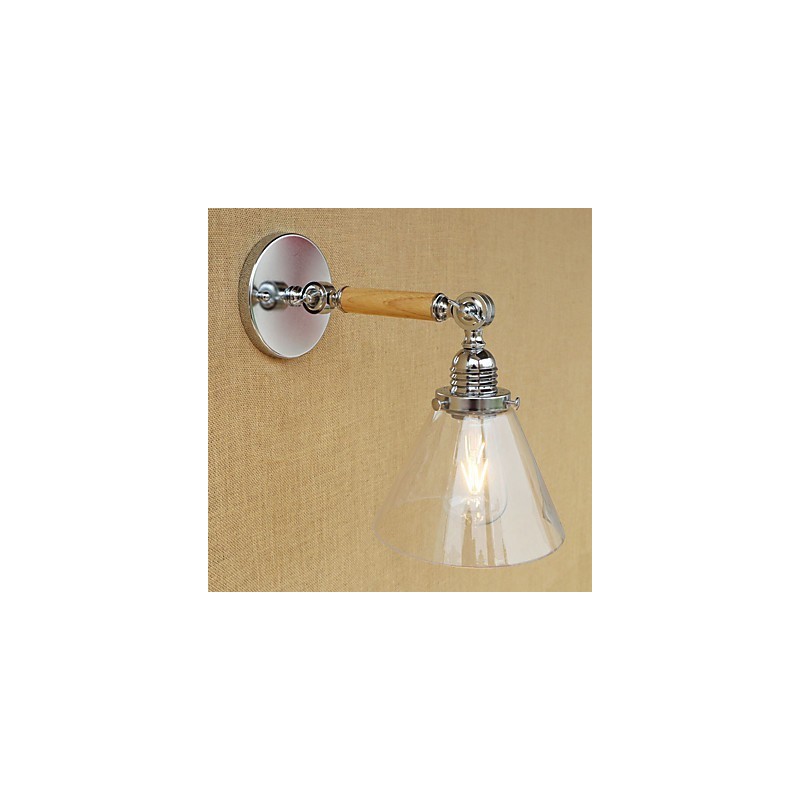 Luminaire d'ambiance à bras pivotant, style rétro et contemporain, galvanisé