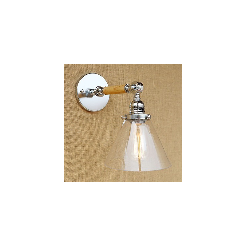 Luminaire d'ambiance à bras pivotant, style rétro et contemporain, galvanisé