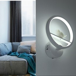 Fonction de peinture contemporaine moderne intégrée pour éclairage d'ambiance à bras pivotant
