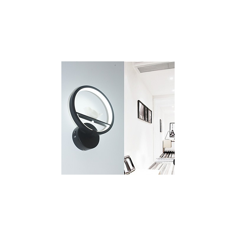Fonction de peinture contemporaine moderne intégrée pour éclairage d'ambiance à bras pivotant
