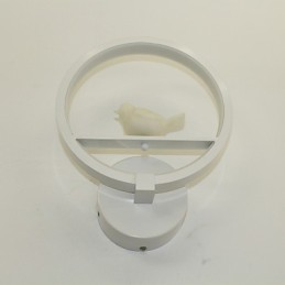 Fonction de peinture contemporaine moderne intégrée pour éclairage d'ambiance à bras pivotant