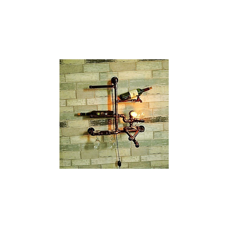 Peinture contemporaine moderne intégrée pour appliques murales à lumière ambiante