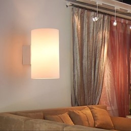 Applique murale en verre pour base en métal et abat-jour en verre pour éclairage de chambre