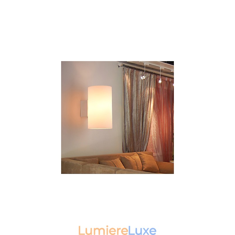 Applique murale en verre pour base en métal et abat-jour en verre pour éclairage de chambre
