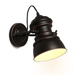 Appliques murales vintage en métal, style industriel, lampe simple pour café, club, bar
