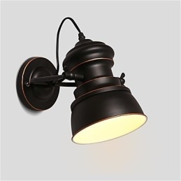 Appliques murales vintage en métal, style industriel, lampe simple pour café, club, bar