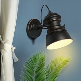 Appliques murales vintage en métal, style industriel, lampe simple pour café, club, bar