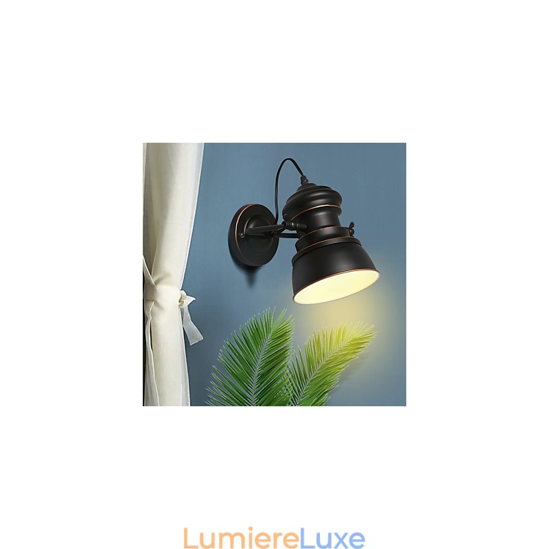 Appliques murales vintage en métal, style industriel, lampe simple pour café, club, bar