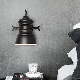 Appliques murales vintage en métal, style industriel, lampe simple pour café, club, bar