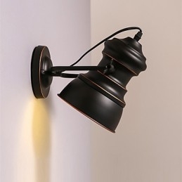 Appliques murales vintage en métal, style industriel, lampe simple pour café, club, bar