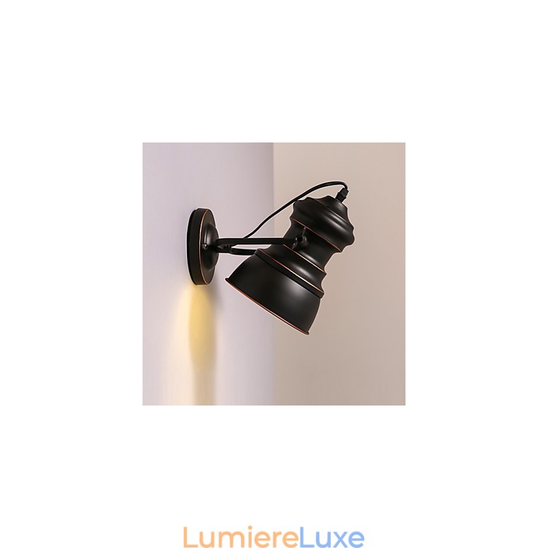 Appliques murales vintage en métal, style industriel, lampe simple pour café, club, bar
