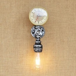 Applique murale rétro de style mini avec éclairage d'ambiance