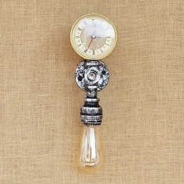 Applique murale rétro de style mini avec éclairage d'ambiance