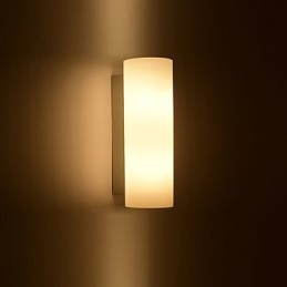 Applique murale en verre moderne et contemporaine avec lumière ambiante