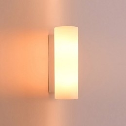Applique murale en verre moderne et contemporaine avec lumière ambiante