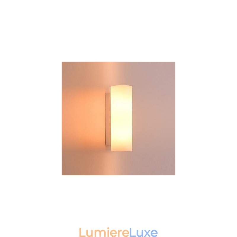 Applique murale en verre moderne et contemporaine avec lumière ambiante