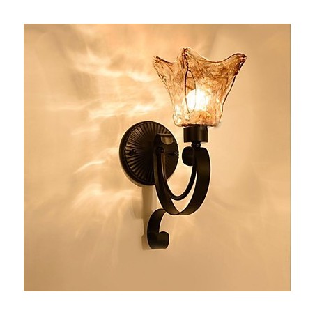 Applique murale simple en fer pour salon, lampe décorative pour chambre à coucher, lampe de chevet, lampe de couloir Applique murale simple en fer pour salon, lampe décorative pour chambre à coucher, lampe de chevet, lampe de couloir