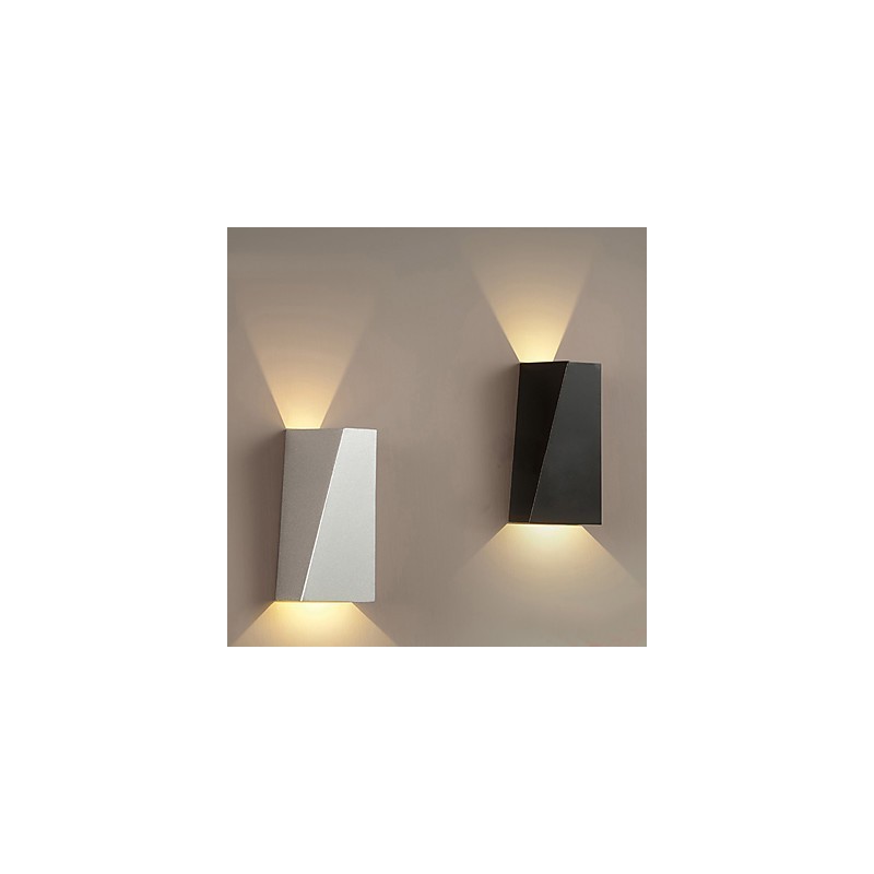 Applique murale contemporaine moderne intégrée pour style mini, éclairage d'ambiance, couleur aléatoire