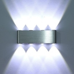 Applique murale moderne en aluminium, luminaire décoratif intégré pour couloir
