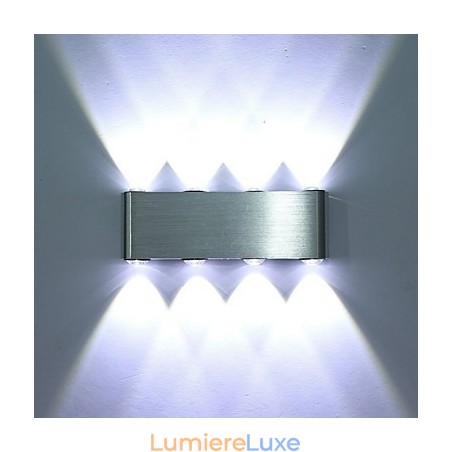 Applique murale moderne en aluminium, luminaire décoratif intégré pour couloir Applique murale moderne en aluminium, luminaire décoratif intégré pour couloir