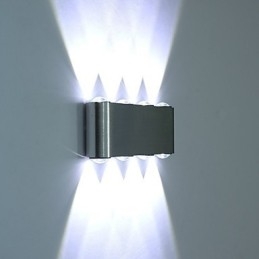 Applique murale moderne en aluminium, luminaire décoratif intégré pour couloir