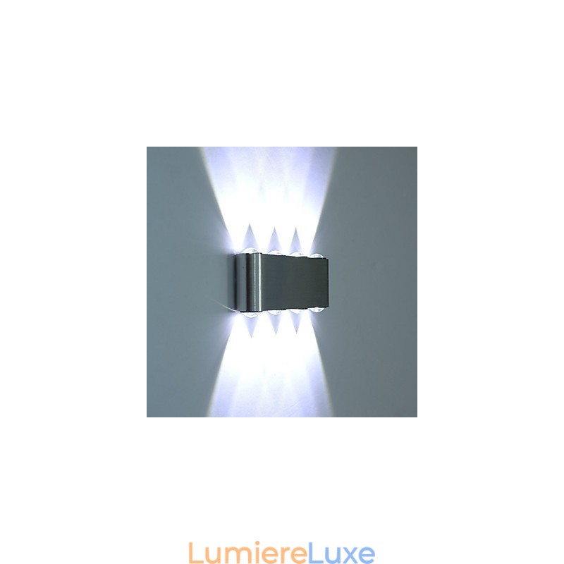 Applique murale moderne en aluminium, luminaire décoratif intégré pour couloir