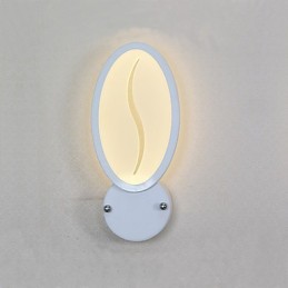 Fonction de peinture contemporaine moderne intégrée pour appliques murales à lumière ambiante