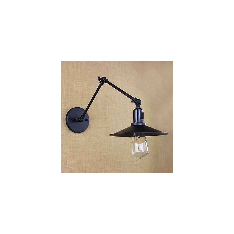 Peinture rustique pour mini appliques murales à bras pivotant