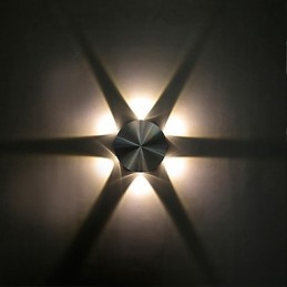 Fonction de peinture contemporaine moderne intégrée pour les appliques murales à ampoules de style mini