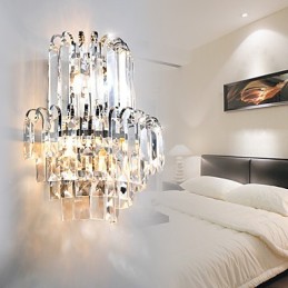 Appliques murales en cristal, modernes et contemporaines, en verre