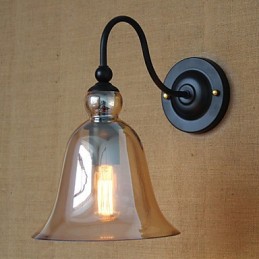 Applique murale en verre décorée de style rural américain minimaliste pour salon, couloir