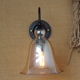 Applique murale en verre décorée de style rural américain minimaliste pour salon, couloir