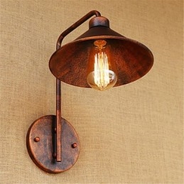 Éclairage décoratif en fer style rétro américain pour café et restaurant